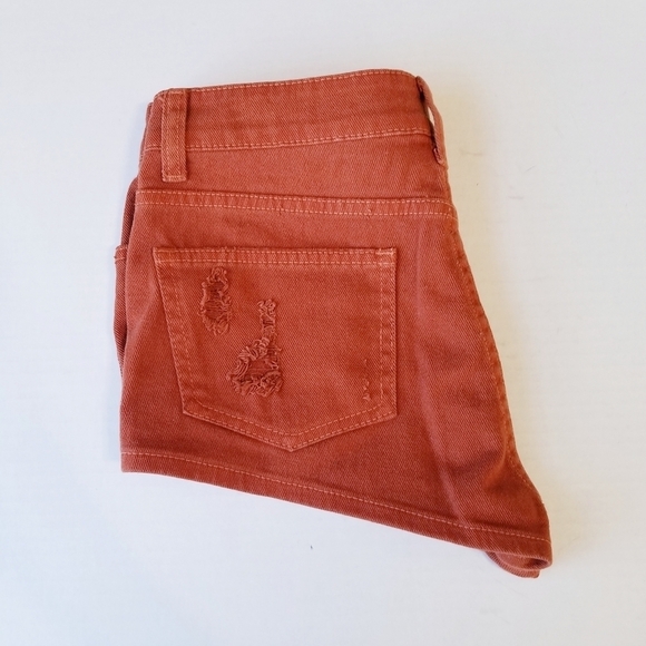 🌸‎ NEW Carmar | Distressed Denim Shorts, Nutmeg 27 - Picture 12 of 12
